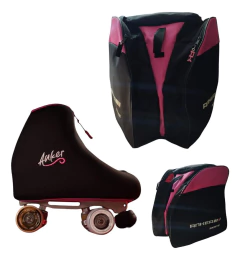 Combo Cubre Botas Patin Anker + Bolso Mochila Patines P-1