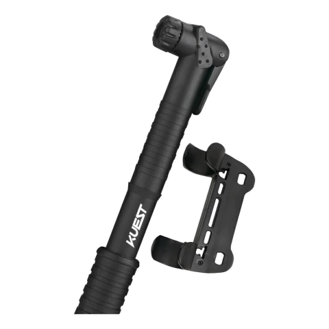 Inflador Portatil Bici Kuest Mini + Válvulas + Soporte P-1