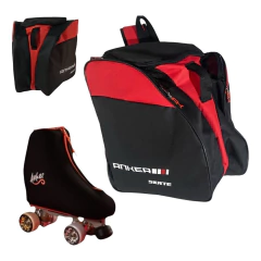 Combo Cubre Botas Patin Anker + Bolso Mochila Patines P-1