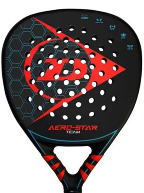 Paleta Padel Dunlop Importada Aero Team + Funda!