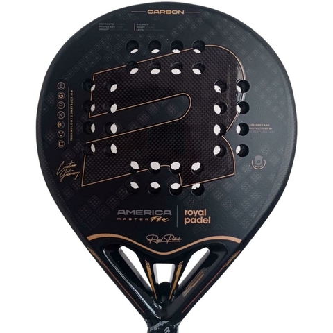 Paleta Padel Paddle Royal America Carbono + Regalos!