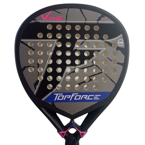 Paleta Padel Paddle Top Force Voraz Eva Rugosa