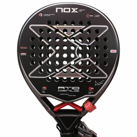 Paleta Padel Nox At10 Genius 18k Agustin Tapia + Regalos