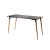 Mesa Comedor Gala | Madera laqueada y estructura de caño | Color Negro o Blanco | Mesa comedor sala de estar. - comprar online