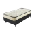 Conjunto Sommier Bahía 1 Plaza | Colchón Resorte y Box ecocuero | Funcionalidad y Confort en Espacios Reducidos - comprar online