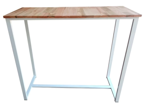 Barra Desayunador Grecia | Tapa Madera Eucalipto | Mesa Barra en internet