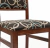Silla Alba | Madera Paraíso y tapizado Tela de Diseño | Silla comedor elegante - América Muebles