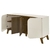 Vajillero Elegance con 4 Puertas bisagras de metal y 2 repisas internas fijas - tienda online