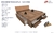Plataforma Benethon 140 | 4 Cajones, 2 Puertas batientes, Zapateros y Estante fijo | Estructura de madera en internet