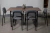 Comedor Fiore | Mesa de Madera 120 y 6 Sillas Tapizadas | Compacto, Elegante y Funcional [Transf. de $392.000] - tienda online