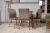 Imagen de Comedor Noa | Mesa Redonda y 4 Sillas tapizadas | Minimalista y Elegantes