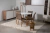 Comedor Noa | Mesa Redonda y 4 Sillas tapizadas | Minimalista y Elegantes - América Muebles