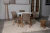 Comedor Noa | Mesa Redonda y 4 Sillas tapizadas | Minimalista y Elegantes - tienda online
