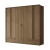 Ropero demócrata de 6 Puertas | Con Espejo y Pies | Percheros para colgar, Zapatero y Cajonera | - América Muebles