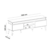 Rack Lumina | Con 2 puertas y un estante fijo en el centro | Estilo Rústico y elegante - comprar online