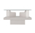 Mesa de Centro Clear | Tapa de vidrio | Elegante y Moderna - tienda online