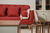 Imagen de Sofá Urban 180 cm | Almohadones y Cilindros | Diseño Contemporáneo y Funcionalidad
