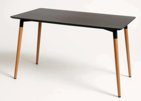 Mesa Noa 140 | Mesa tapa laqueada patas escandinavas | Mesa para departamento - comprar online