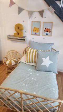 ACOLCHADOS DE TUSOR ESTAMPADO