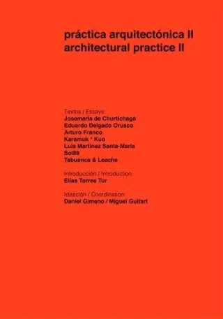 Practica Arquitectonica 2 - Editorial Nobuko Diseño