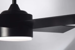 Imagen de VENTILADOR TECHO ASPAS DE MADERA COLOR NEGRO - LAFTDREN