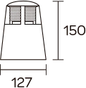 FAROLA 6025 ALUMINIO - comprar online