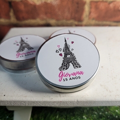 Kit 15 latinhas mitologia lembrancinha tema paris personalizada