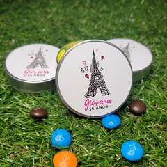 Kit 15 latinhas mitologia lembrancinha tema paris personalizada - Festinha Legal