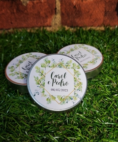 Kit 10 latinhas casamento noivado lembrancinha personalizada - Festinha Legal