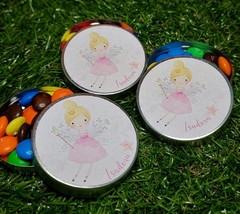 Kit 10 latinhas fada personalizadas - Festinha Legal