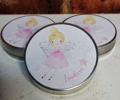 Kit 15 latinhas fada personalizadas