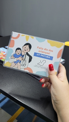10 estojos de pintura lembrancinha dia das crianças - Festinha Legal