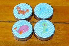 Kit 15 latinhas Fundo do Mar oceano lembrancinha - comprar online