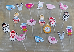 20 toppers Alice no País das Maravilhas