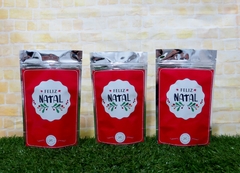 10 saquinhos metalizados lembrancinha de Natal personalizada mod 2