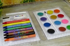 15 estojos de pintura completos Chuva de Amor 31 itens - comprar online