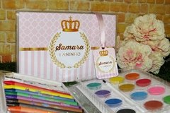 15 estojos de pintura completos Realeza 31 itens - comprar online