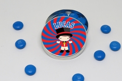 Kit 15 latinhas Circo lembrancinha tema circo personalizada
