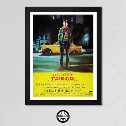 Taxi Driver Retro Poster Original Cine Classic 30x40 Mad