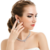 Brinco feminino prata com zirconia e perola noiva - comprar online