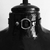 Choker S Ring Charol Vegan (Negro)