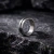Anillo Black Stripe - Talle 10 y 11