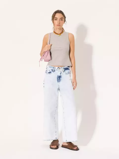 JEANS WIDE X OFFWHITE