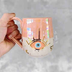 Taza Universo c/oro y Nacar - comprar online