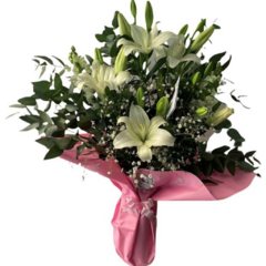 BOUQUET DE LILIUM (CON FLORERO DE REGALO)