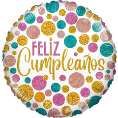GLOBO "HAPPY BIRTHDAY/FELIZ CUMPLE" SIN HELIO en internet