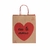 SACOLA KRAFT 23,5 X 10 X 31,5 - EU TE AMO - C/10 - comprar online