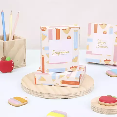 (KIT C/10) CARTAO PARA BISCOITO DIA DOS PROFESSORES - comprar online