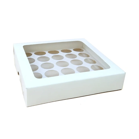 (KIT C/10) CAIXA STYLUS P/ 25 DOCES BRANCO C/VISOR