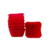 FORMA CUPCAKE DE SILICONE QUADRADO COM 6 UNIDADES